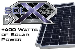 SolX 8 + 400 Watts of Solar