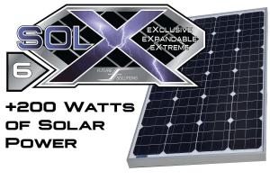 SolX 6 + 200 Watts of Solar